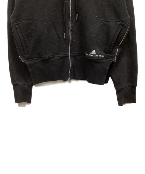 adidas（アディダス）adidas (アディダス) STELLA McCARTNEY (ステラマッカートニー) ジップパーカー ブラック サイズ:OTの古着・服飾アイテム