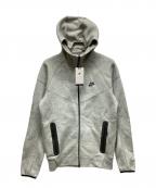 NIKEナイキ）の古着「ジップパーカー」｜ライトグレー