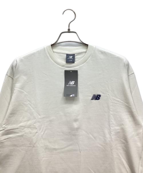 NEW BALANCE（ニューバランス）NEW BALANCE (ニューバランス) 長袖カットソー ホワイト サイズ:M 未使用品の古着・服飾アイテム