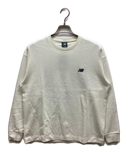 NEW BALANCE（ニューバランス）NEW BALANCE (ニューバランス) 長袖カットソー ホワイト サイズ:M 未使用品の古着・服飾アイテム