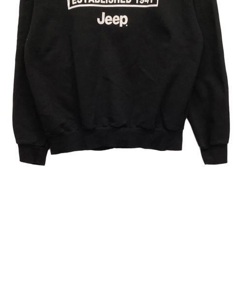 JEEP（ジープ）JEEP (ジープ) ハーフジップスウェット ブラック サイズ:Mの古着・服飾アイテム