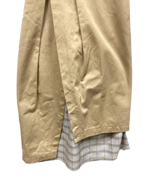 MURUA（ムルーア）MURUA (ムルーア) 2WAYビスチェスカート ベージュ サイズ:Sの古着・服飾アイテム
