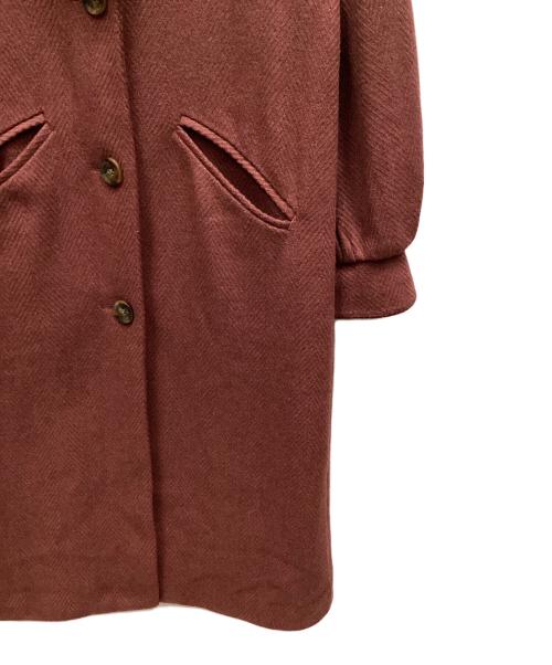 MURUA（ムルーア）MURUA (ムルーア) ロングコート レッド サイズ:Sの古着・服飾アイテム