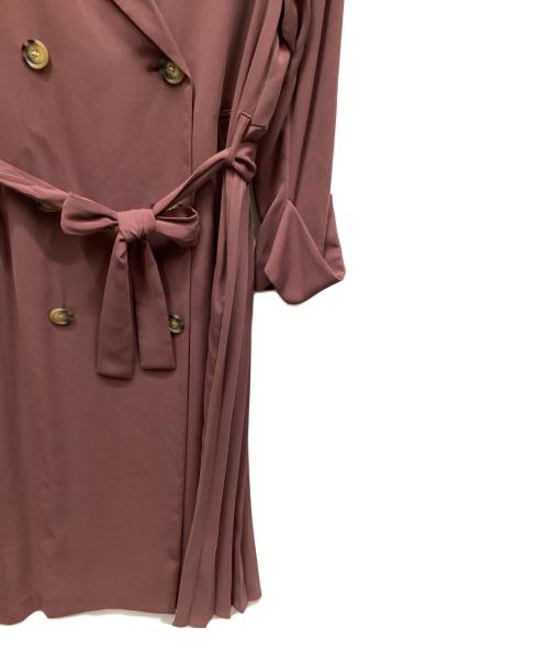 MURUA（ムルーア）MURUA (ムルーア) トレンチコート レッド サイズ:Fの古着・服飾アイテム
