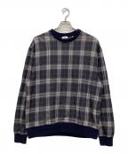 BURBERRYバーバリー）の古着「ニット」｜グレー×ネイビー
