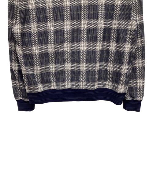 BURBERRY（バーバリー）BURBERRY (バーバリー) ニット グレー×ネイビー サイズ:XLの古着・服飾アイテム