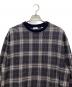 BURBERRY (バーバリー) ニット グレー×ネイビー サイズ:XL：12000円