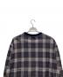 中古・古着 BURBERRY (バーバリー) ニット グレー×ネイビー サイズ:XL：12000円