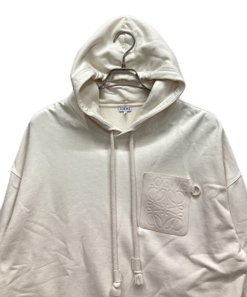 LOEWE（ロエベ）LOEWE (ロエベ) パーカー ホワイト サイズ:XLの古着・服飾アイテム