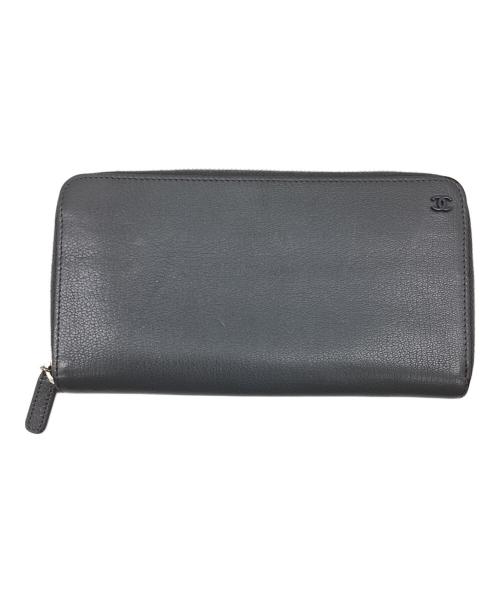 CHANEL（シャネル）CHANEL (シャネル) 長財布 グレーの古着・服飾アイテム