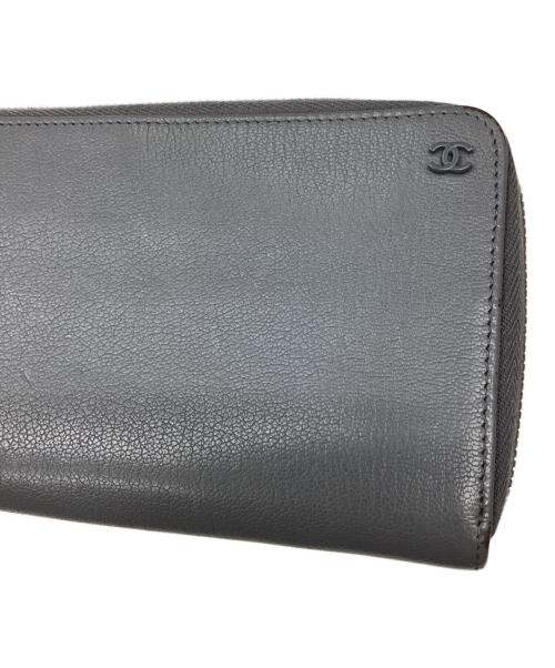 CHANEL（シャネル）CHANEL (シャネル) 長財布 グレーの古着・服飾アイテム