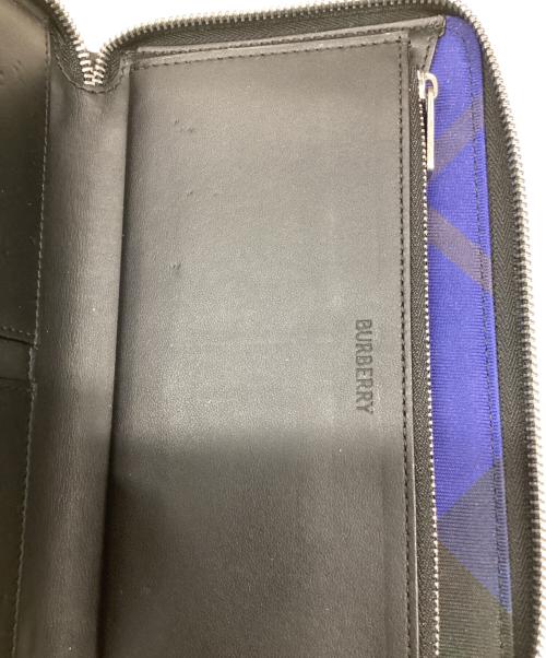 BURBERRY（バーバリー）BURBERRY (バーバリー) 長財布 ブラックの古着・服飾アイテム