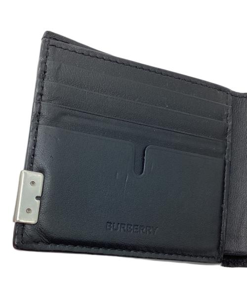 BURBERRY（バーバリー）BURBERRY (バーバリー) 2つ折り財布 ブラックの古着・服飾アイテム