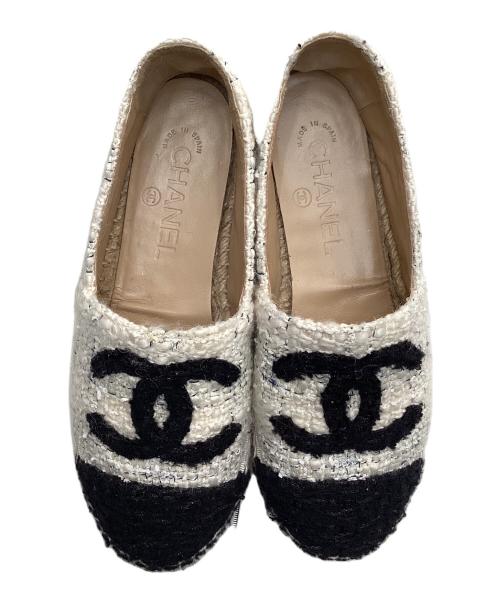 CHANEL（シャネル）CHANEL (シャネル) シューズ ホワイト サイズ:36の古着・服飾アイテム