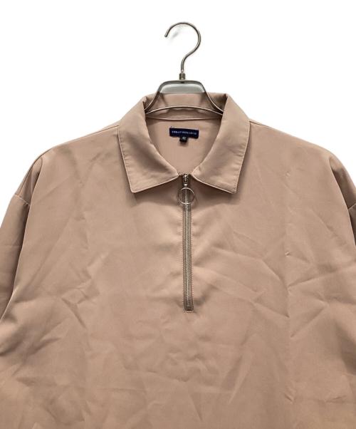 URBAN RESEARCH（アーバンリサーチ）URBAN RESEARCH (アーバンリサーチ) ハーフジップシャツ ピンク サイズ:40の古着・服飾アイテム