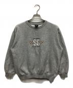 stussyステューシー）の古着「ロゴプリントスウェット」｜グレー