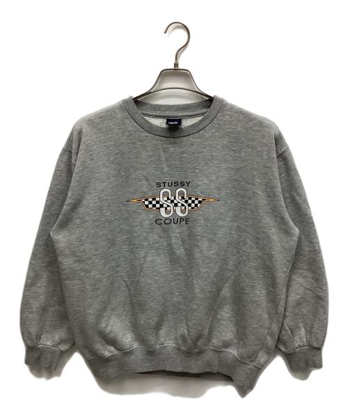 stussy（ステューシー）stussy (ステューシー) ロゴプリントスウェット グレー サイズ:Lの古着・服飾アイテム