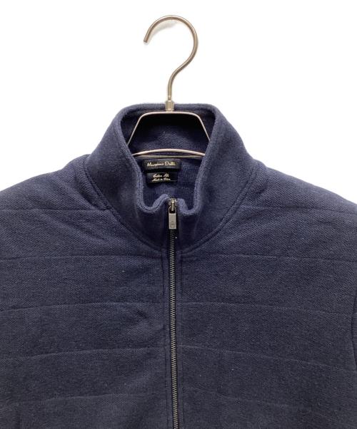 massimo Dutti（マッシモドゥッティ）massimo Dutti (マッシモドゥッティ) レザージャケット ネイビー サイズ:Lの古着・服飾アイテム