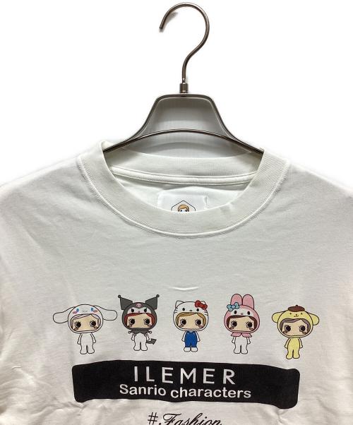 ILEMER（イルメール）ILEMER (イルメール) Sanrio (サンリオ) 長袖Tシャツ ホワイト サイズ:ワンサイズ 未使用品の古着・服飾アイテム