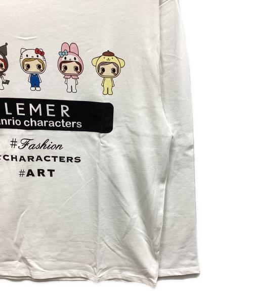 ILEMER（イルメール）ILEMER (イルメール) Sanrio (サンリオ) 長袖Tシャツ ホワイト サイズ:ワンサイズ 未使用品の古着・服飾アイテム