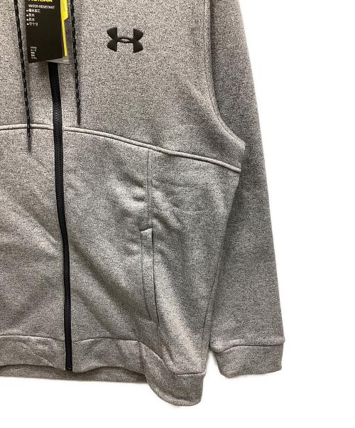 UNDER ARMOUR（アンダーアーマー）UNDER ARMOUR (アンダーアーマー) ジップパーカー グレー サイズ:XL 未使用品の古着・服飾アイテム