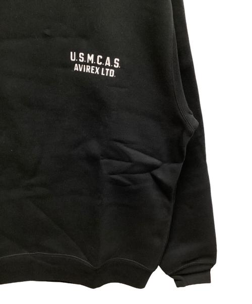 AVIREX（アヴィレックス）AVIREX (アヴィレックス) スウェット ブラック サイズ:XL 未使用品の古着・服飾アイテム