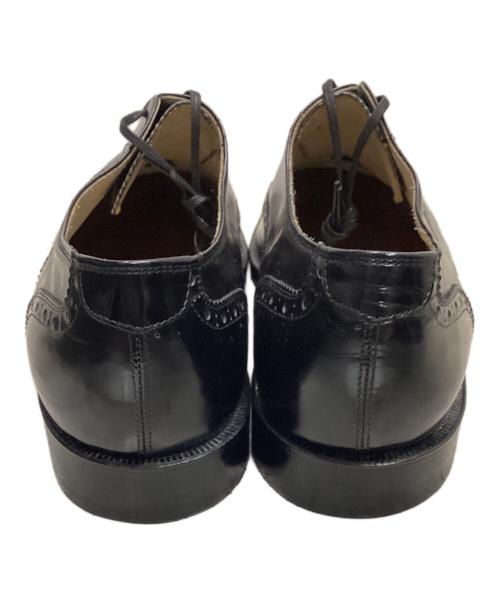 COMME des GARCONS（コムデギャルソン）COMME des GARCONS (コムデギャルソン) メダリオンシューズ ブラック サイズ:26.5の古着・服飾アイテム