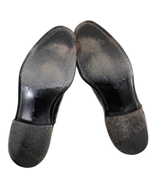 COMME des GARCONS（コムデギャルソン）COMME des GARCONS (コムデギャルソン) メダリオンシューズ ブラック サイズ:26.5の古着・服飾アイテム