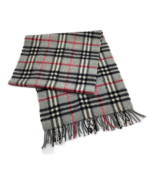 Burberry's（バーバリーズ）Burberry's (バーバリーズ) マフラー グレーの古着・服飾アイテム