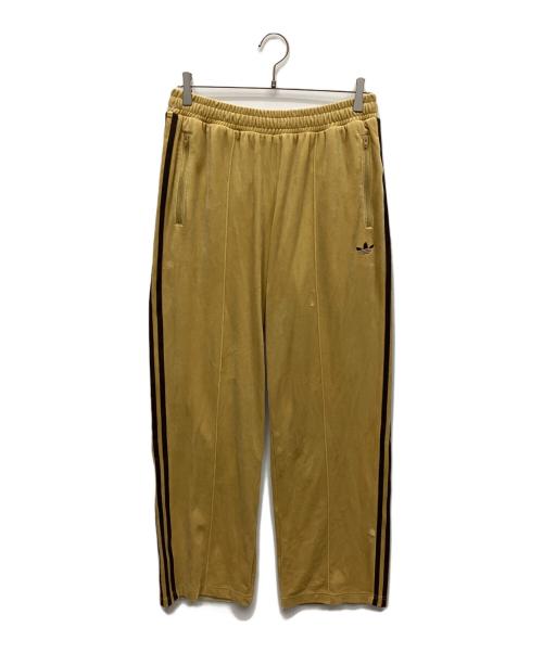 adidas（アディダス）adidas (アディダス) ベロアトラックパンツ ブラウン サイズ:Lの古着・服飾アイテム