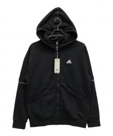 adidas（アディダス）の古着「ジップパーカー」｜ブラック