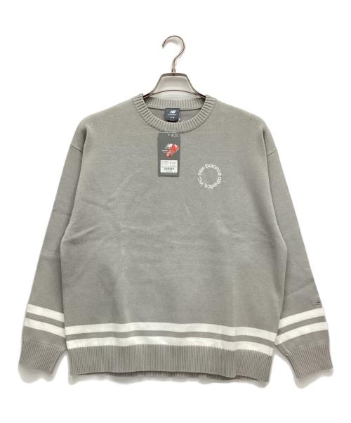 NEW BALANCE（ニューバランス）NEW BALANCE (ニューバランス) ニット グレー サイズ:S 未使用品の古着・服飾アイテム