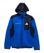 adidasアディダス）の古着「ジップジャケット」｜ブルー
