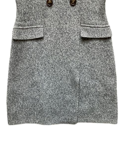 Snidel（スナイデル）Snidel (スナイデル) トレンチニットワンピース ブルー サイズ:Fの古着・服飾アイテム