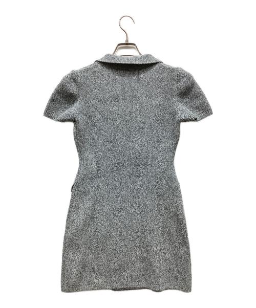 Snidel（スナイデル）Snidel (スナイデル) トレンチニットワンピース ブルー サイズ:Fの古着・服飾アイテム