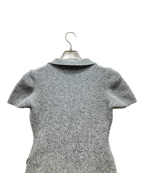 Snidel（スナイデル）Snidel (スナイデル) トレンチニットワンピース ブルー サイズ:Fの古着・服飾アイテム