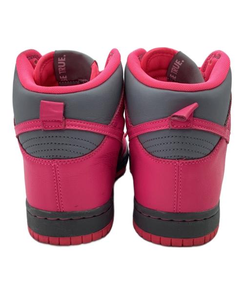 NIKE ID（ナイキアイディー）NIKE ID (ナイキアイディー) シューズ ピンク×グレー サイズ:25.5の古着・服飾アイテム