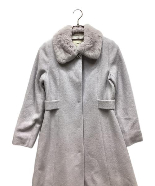 LAISSE PASSE（レッセパッセ）LAISSE PASSE (レッセパッセ) コート パープル サイズ:Mの古着・服飾アイテム