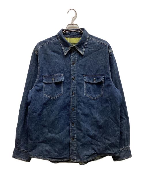 Eddie Bauer（エディーバウアー）Eddie Bauer (エディーバウアー) デニムシャツジャケット インディゴ サイズ:Lの古着・服飾アイテム