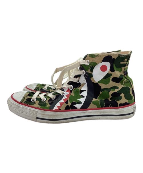 A BATHING APE（アベイシングエイプ）A BATHING APE (アベイシングエイプ) スニーカー カーキ サイズ:29の古着・服飾アイテム