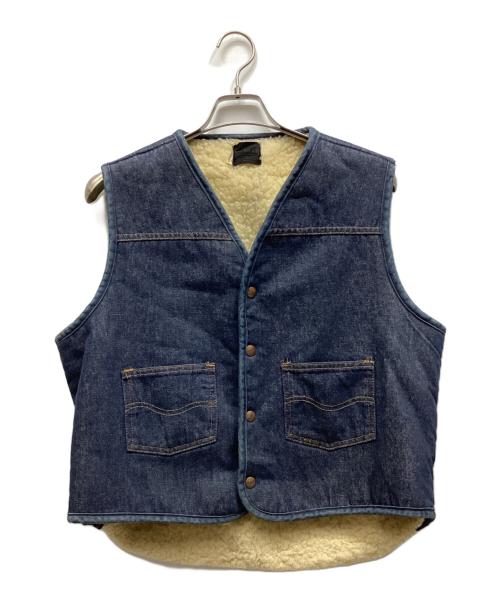 ROEBUCKS（ローバックス）ROEBUCKS (ローバックス) 裏ボアデニムベスト インディゴ サイズ:Lの古着・服飾アイテム
