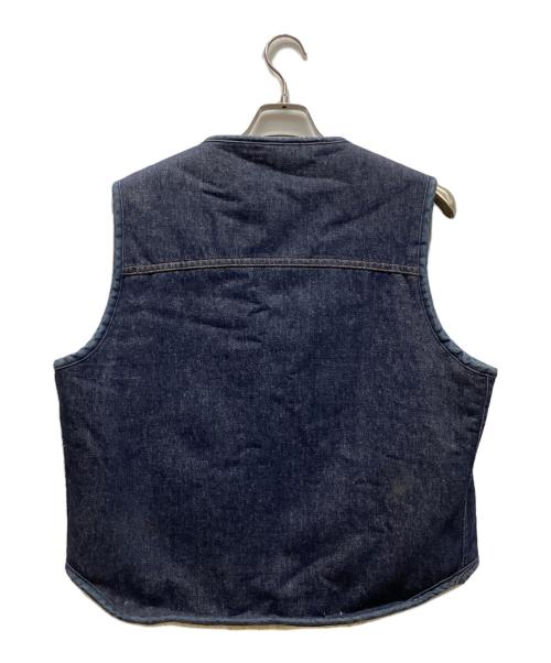ROEBUCKS（ローバックス）ROEBUCKS (ローバックス) 裏ボアデニムベスト インディゴ サイズ:Lの古着・服飾アイテム