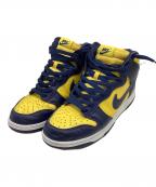 NIKEナイキ）の古着「スニーカー」｜イエロー×ネイビー