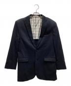 BURBERRY BLACK LABELバーバリーブラックレーベル）の古着「テーラードジャケット」｜ネイビー