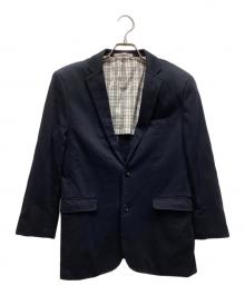 BURBERRY BLACK LABEL（バーバリーブラックレーベル）の古着「テーラードジャケット」｜ネイビー