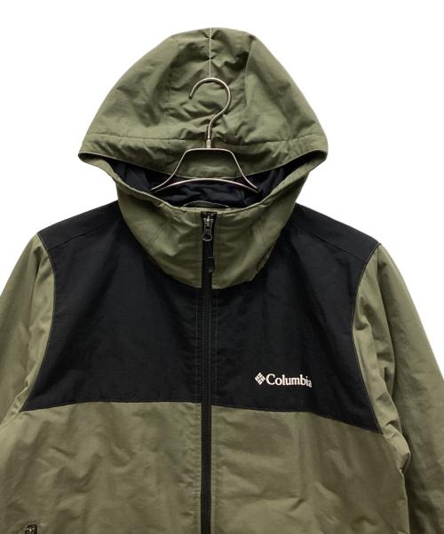 Columbia（コロンビア）Columbia (コロンビア) マウンテンパーカー グリーン×ブラック サイズ:Mの古着・服飾アイテム