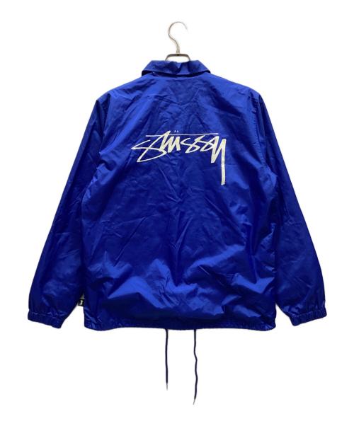 stussy（ステューシー）stussy (ステューシー) コーチジャケット ブルー サイズ:Mの古着・服飾アイテム