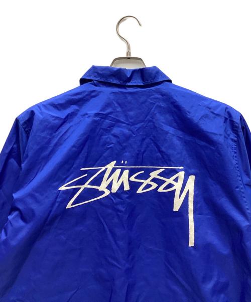 stussy（ステューシー）stussy (ステューシー) コーチジャケット ブルー サイズ:Mの古着・服飾アイテム
