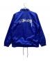 中古・古着 stussy (ステューシー) コーチジャケット ブルー サイズ:M：6000円