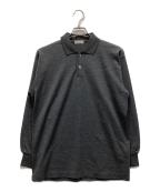 COMME des GARCONSコムデギャルソン）の古着「長袖ポロシャツ」｜グレー